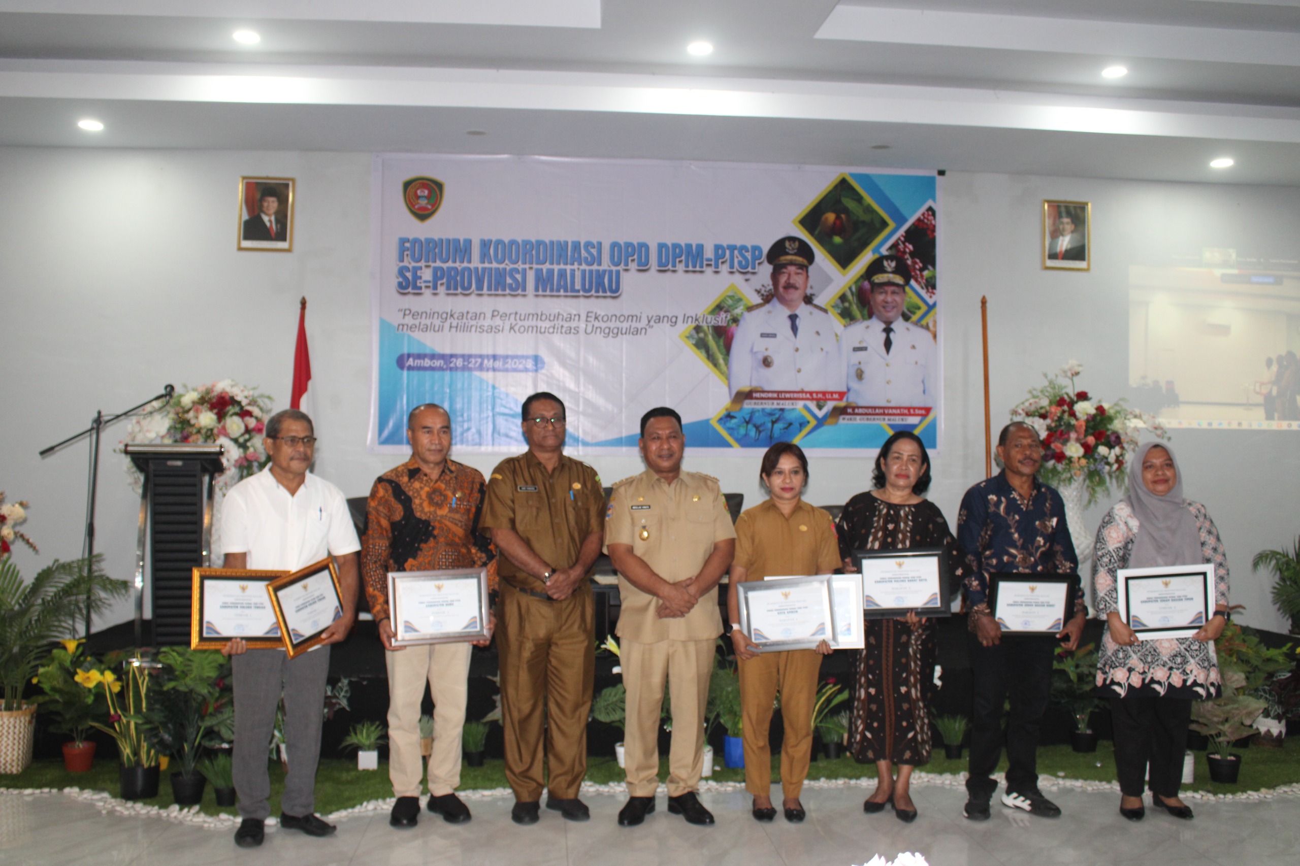 BUKA FORUM OPD DPM-PTSP, WAGUB : JADIKAN MALUKU RUMAH INVESTASI YANG RAMAH