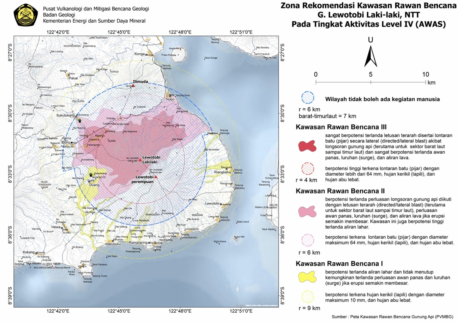 Status Gunung Lewotobi Laki-Laki Naik Menjadi Awas, Masyarakat Diminta Waspada