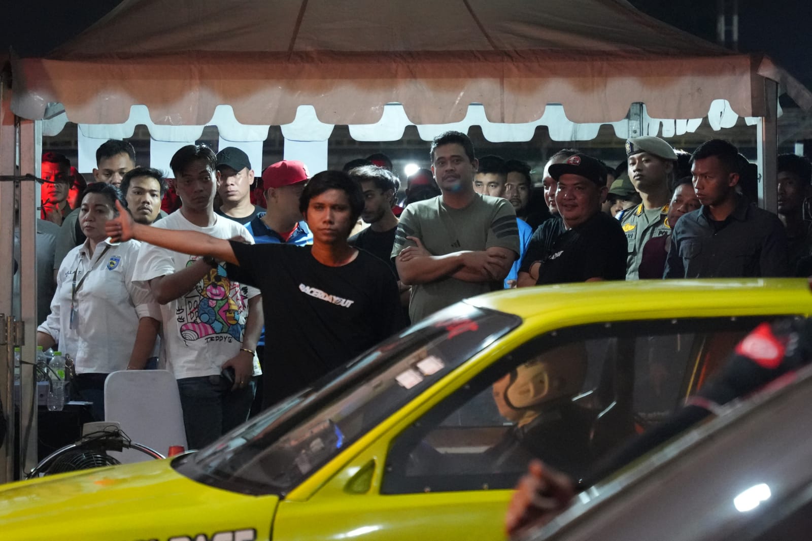 Night Race 2025 Meriah, Gubernur Sumut Bobby Nasution Motivasi Anak Muda di Dunia Otomotif