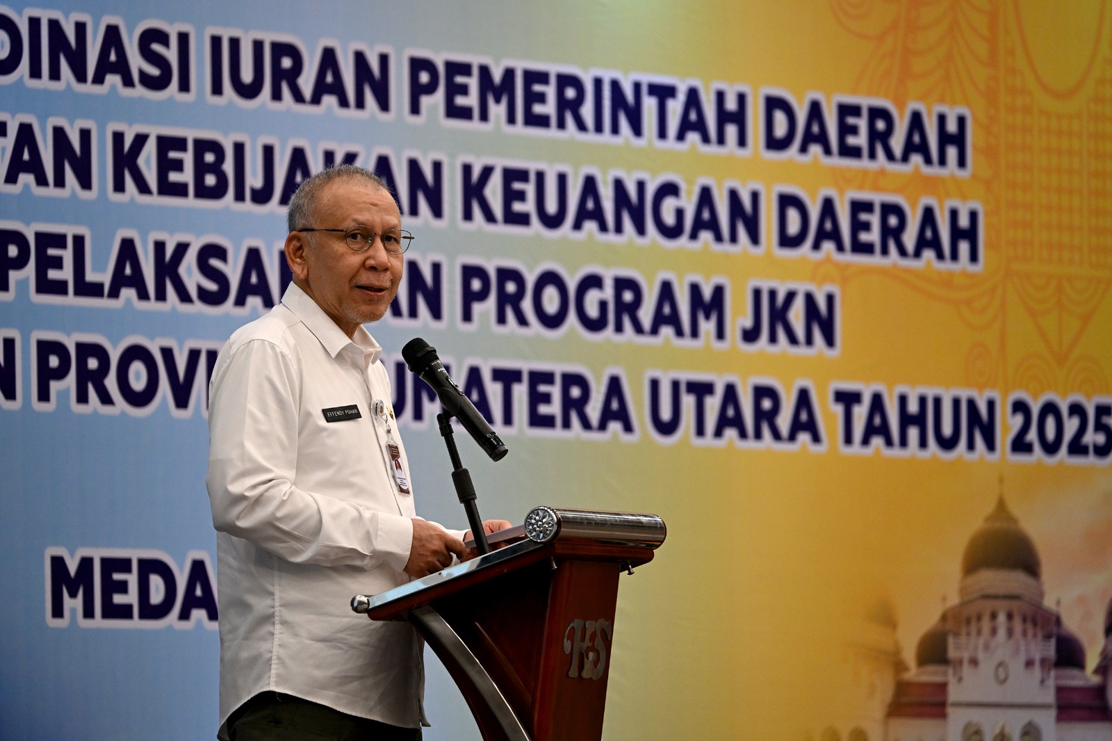 Buka Rakor Penguatan Kebijakan Keuangan Daerah untuk JKN, Pj Sekdaprov Sumut Optimis Capai Target UHC