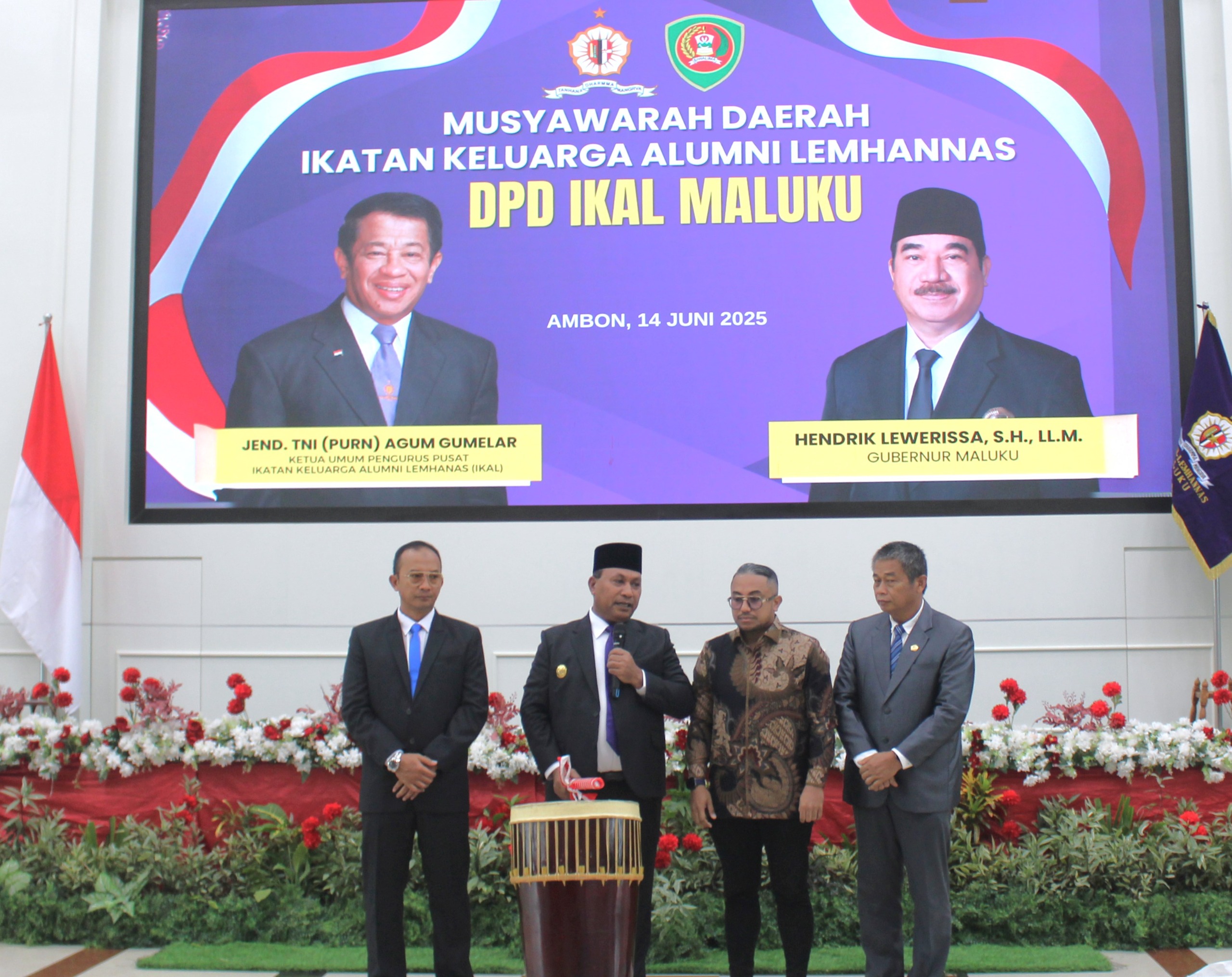 MUSYAWARAH DPD IKAL LEMHANNAS MALUKU RESMI DIBUKA OLEH WAKIL GUBERNUR MALUKU