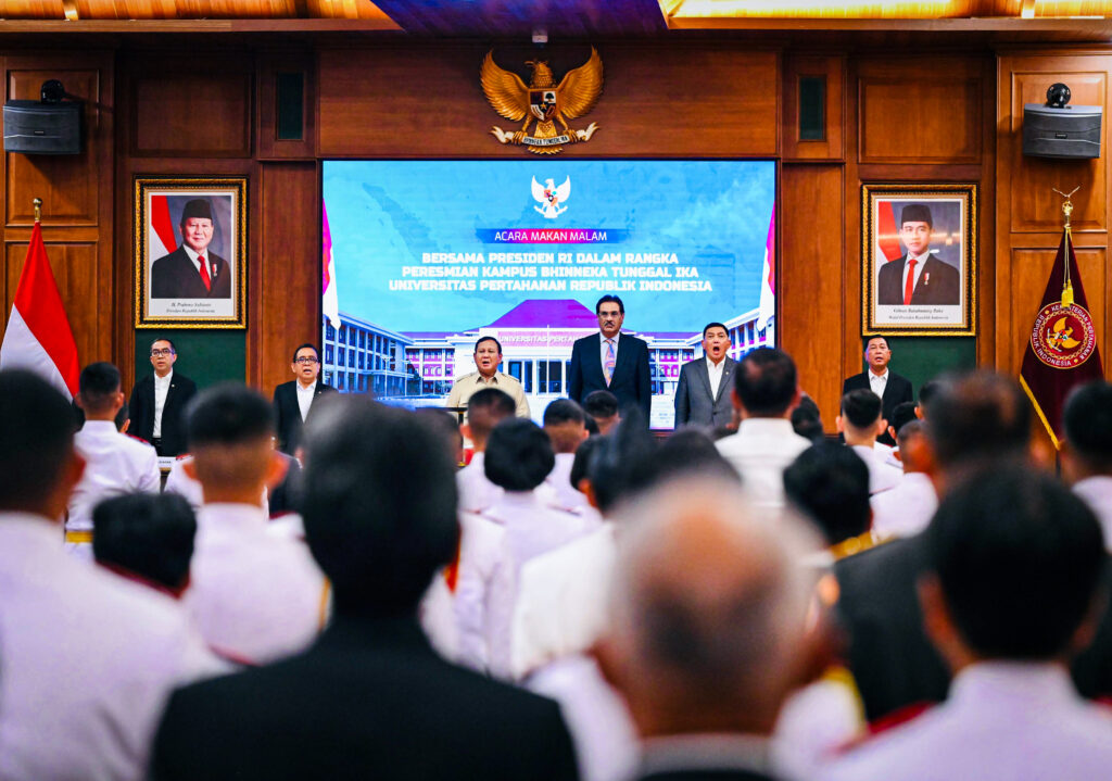 Ketika Lagu Kebangsaan Menyatukan, Pesan Solidaritas Presiden Prabowo dari Unhan