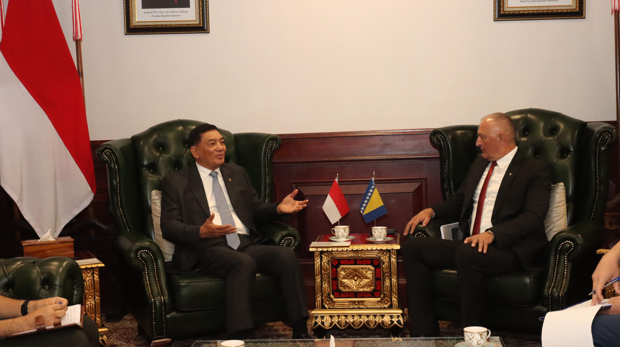 Menhan RI Terima Delegasi Tiga Negara Eropa, Bahas Peningkatan Kerja Sama Pertahanan Strategis