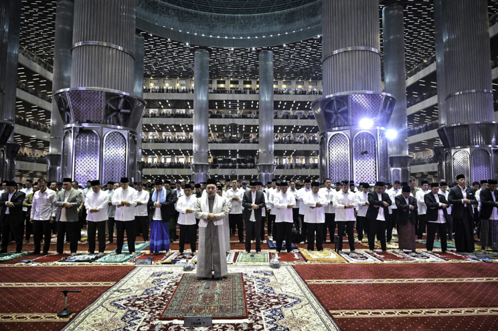 Presiden Prabowo Subianto Salat Iduladha 1446 Hijriah di Masjid Istiqlal Jakarta