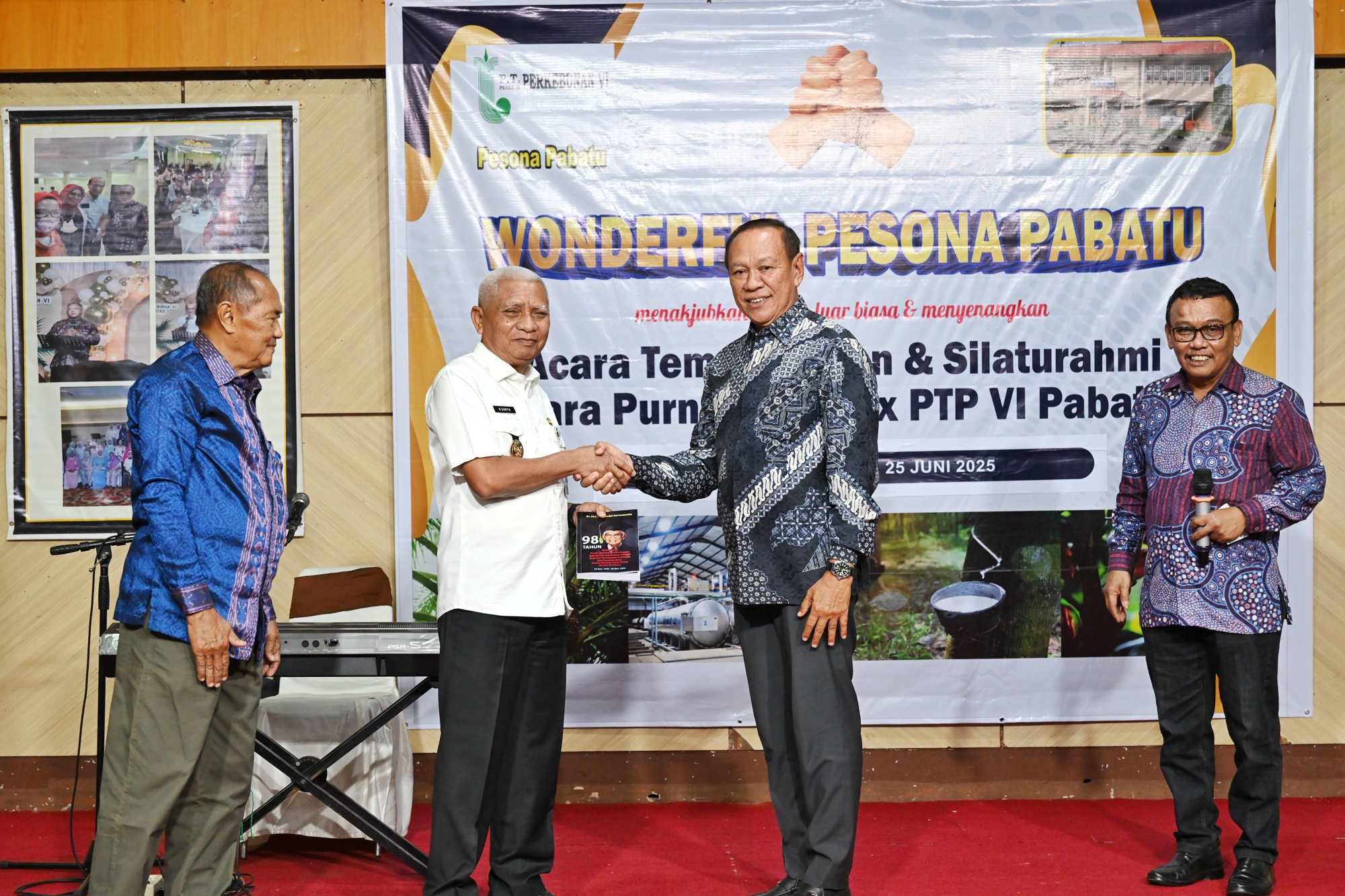 Wagub Sumut Berkisah sebagai ‘Anak Kebon’ di Hadapan Pensiunan PTPN IV Pabatu