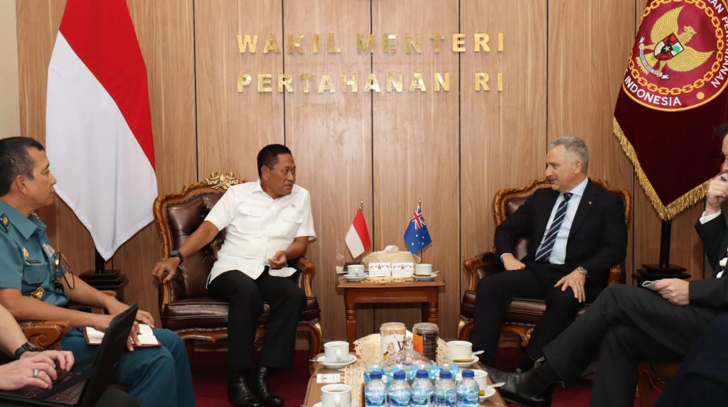 Wamenhan RI Terima Deputy Secretary for Strategy, Policy and Industry of Australia DoD