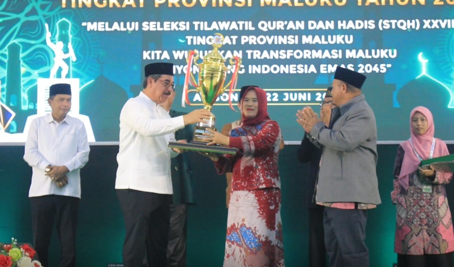 PELAKSANAAN STQH KE-28 TINGKAT PROVINSI MALUKU RESMI DITUTUP GUBERNUR MALUKU