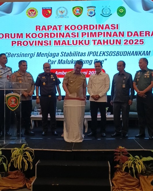 GUBERNUR MALUKU BUKA RAKOR FORKOPIMDA PROVINSI MALUKU TAHUN 2025