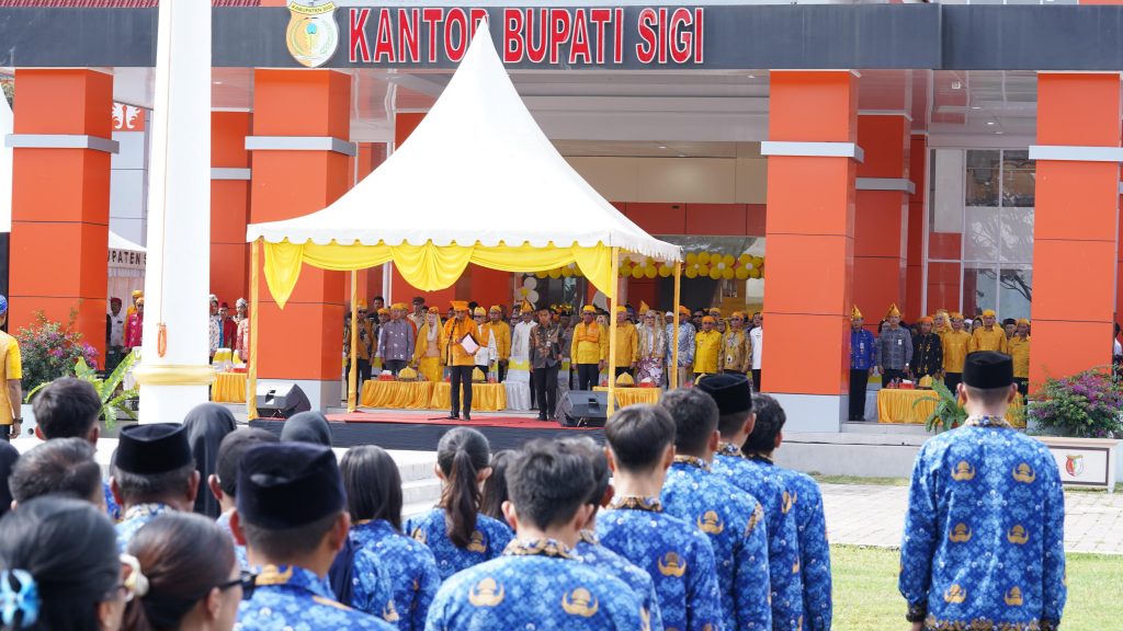 Wawali Imelda Hadiri Upacara Peringatan Hari Ulang Tahun ke-17 Kabupaten Sigi