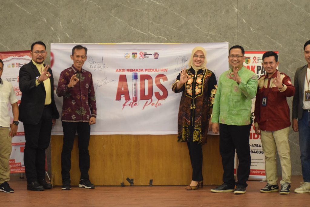 Pembukaan Aksi Remaja Peduli HIV/AIDS Kota Palu
