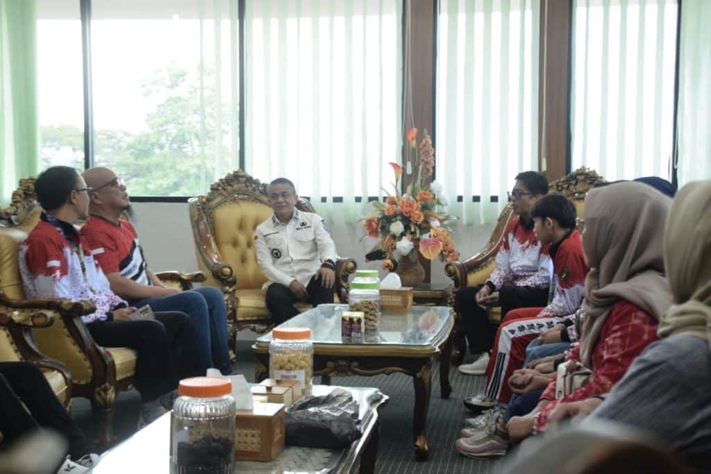Wali Kota Palu Terima Audiensi Atlet Taekwondo Usai Torehkan Prestasi di Kejurnas GTI 2025