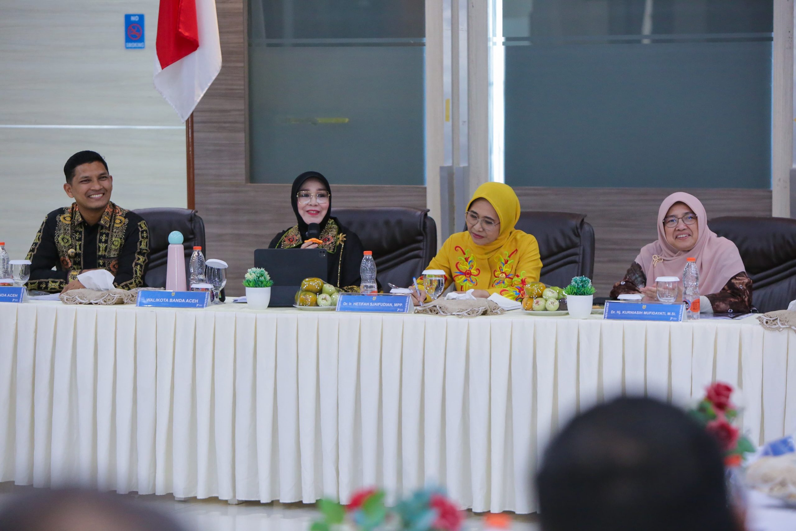 Wali Kota Illiza Gelar Pertemuan Dengan Komisi X DPR RI di Balai Kota