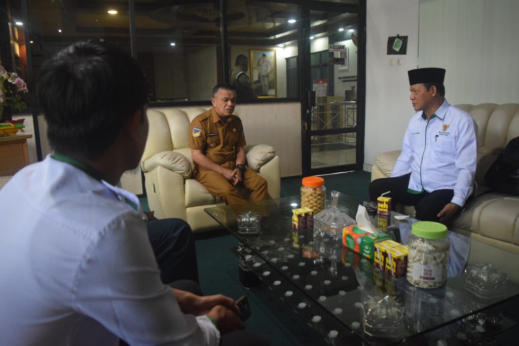 Wali Kota Palu Terima Kunjungan Ketua Baznas, Bahas Penyaluran Zakat di Kecamatan