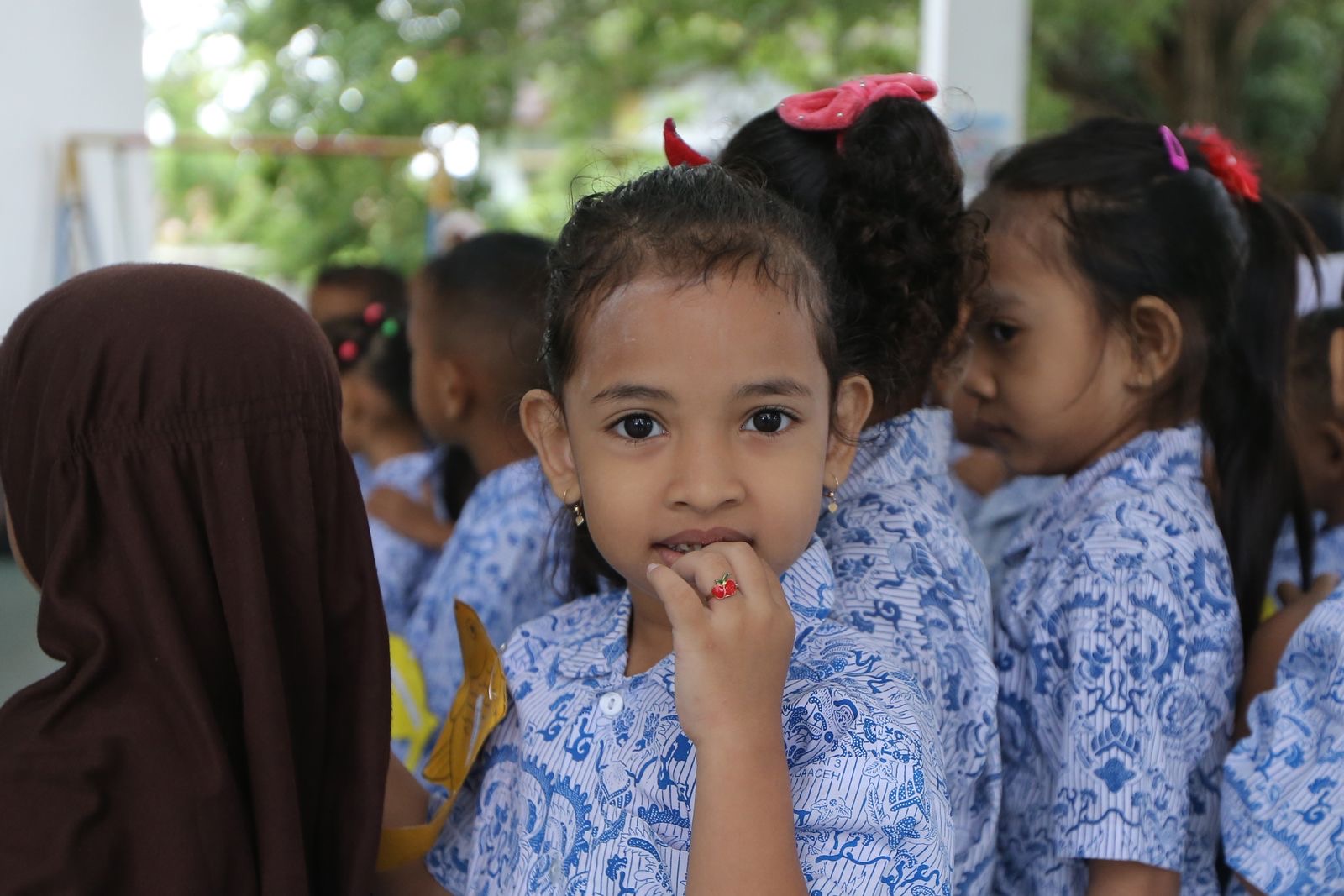 Peringati Hari Anak Nasional, Illiza Kunjungi TK Negeri 3