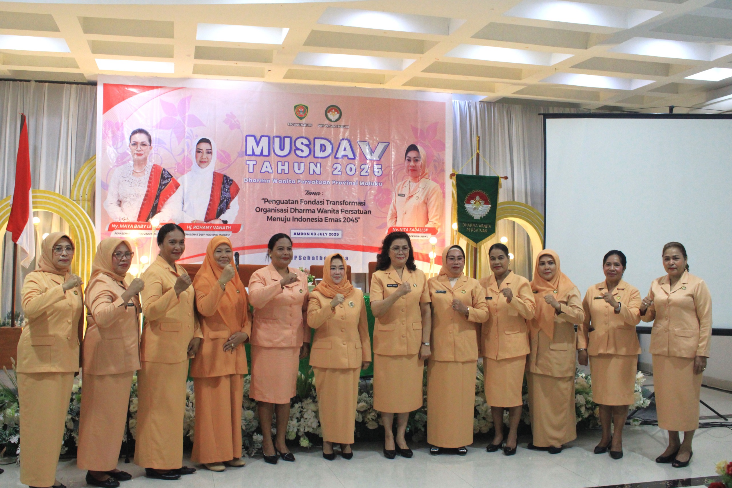 MAYA LEWERISSA : JADIKAN MUSYAWARAH INI SEBAGAI AJANG MEMPERKUAT KOMITMEN MEMBANGUN ORGANISASI