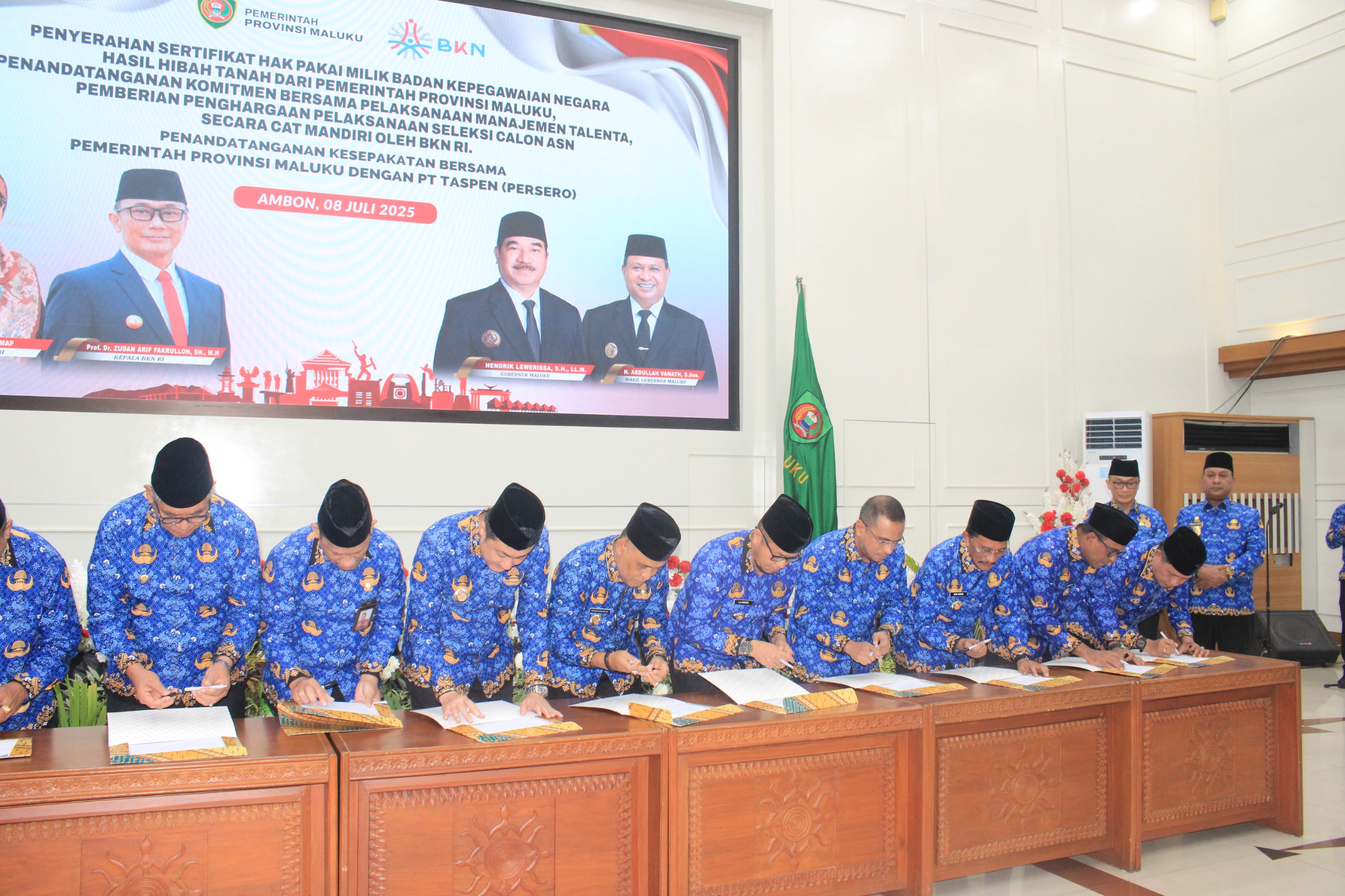 PENANDATANGANAN KOMITMEN MANAJEMEN TALENTA, WAGUB HARAP ASN PADA POSISI YANG TEPAT SESUAI POTENSINYA