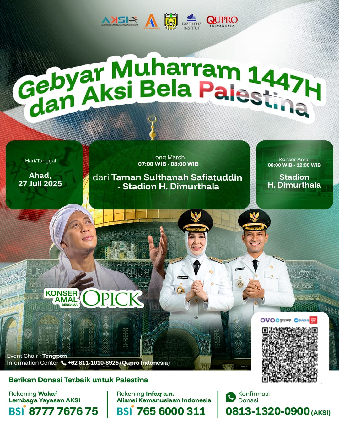 Catat, Ahad 27 Juli Ada Aksi Bela Palestina di Banda Aceh