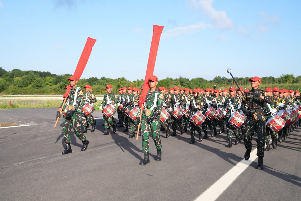 Latihan Bersama dengan Negara Sahabat, Kontingen Indonesia Tampil Solid di Satory, Paris