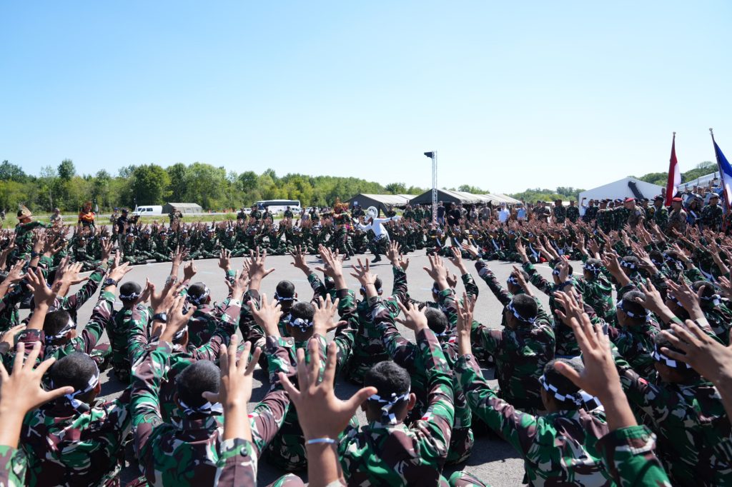Melalui Ekspresi Budaya, Kontingen Satgas Patriot II Bangun Kolaborasi Lintas Negara
