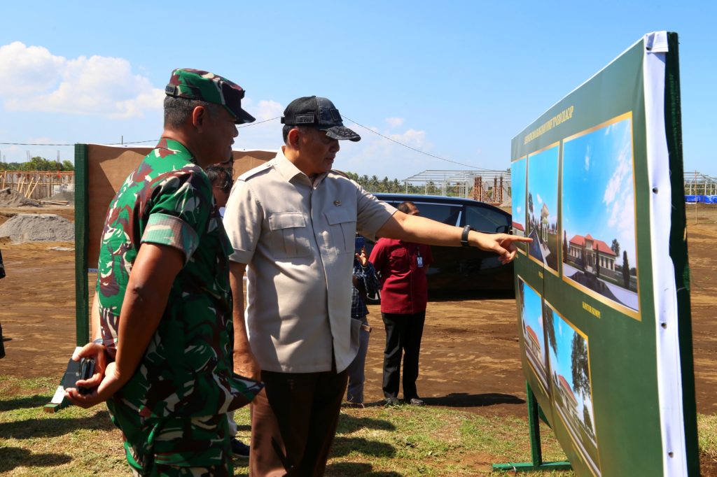 Menhan RI Tinjau Pembangunan dan Kesiapan Operasional Batalyon 838/Purwa Wijaya di Cilacap