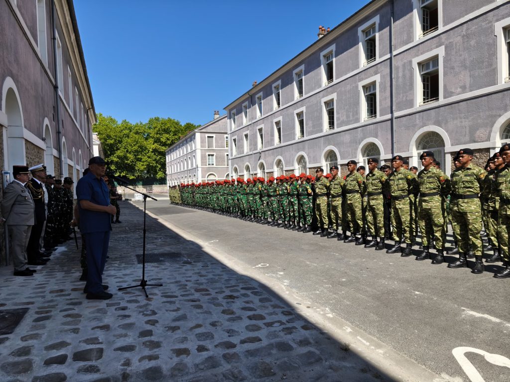 Menhan Sjafrie Tinjau Langsung Kesiapan Kontingen Satgas Patriot II Jelang Bastille Day di Paris