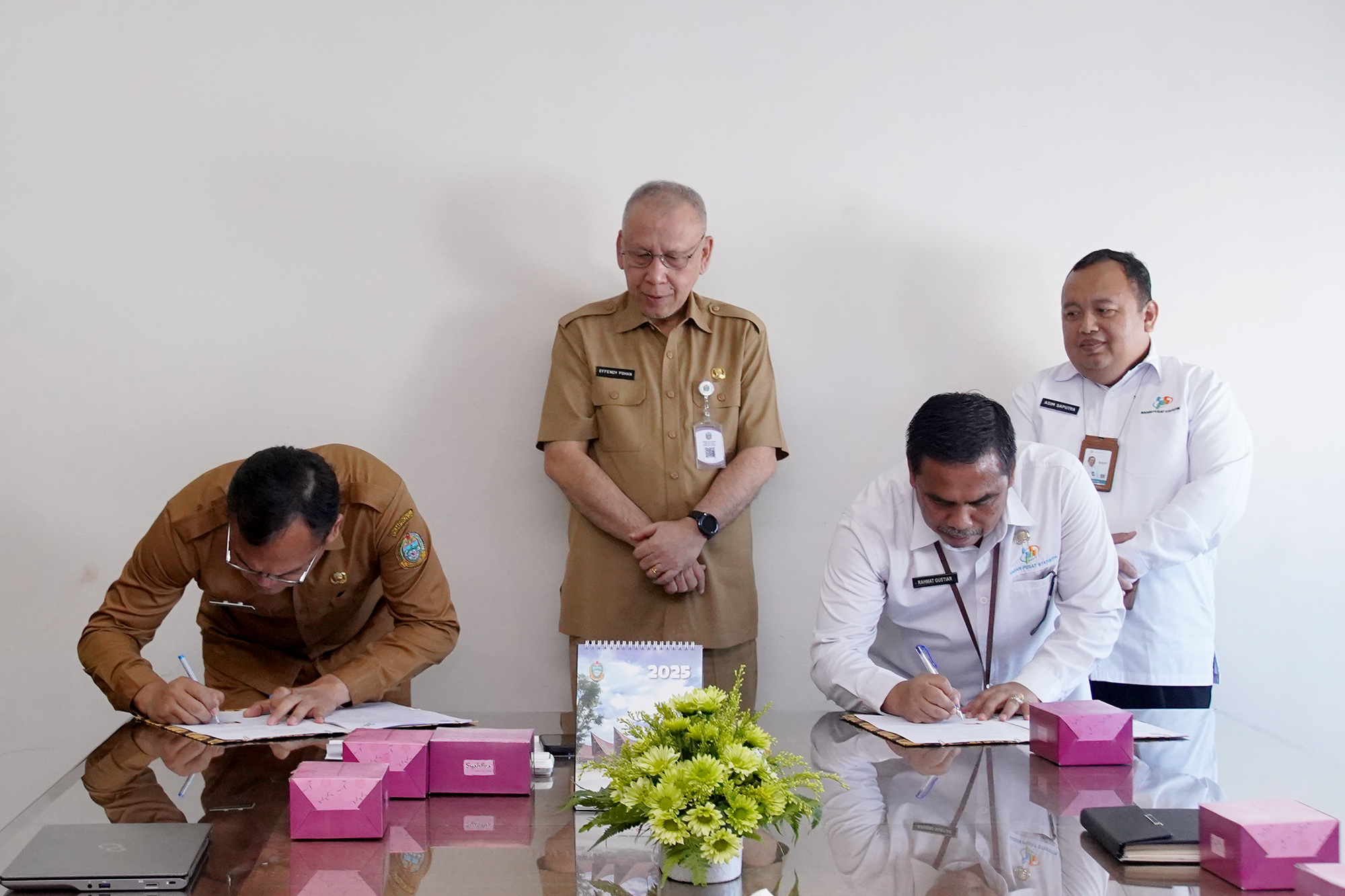 Dinas Kominfo dan BPS Sumut Teken Kerja Sama, Plh Sekdaprov Harapkan jadi Ekosistem Data untuk Pembangunan Daerah