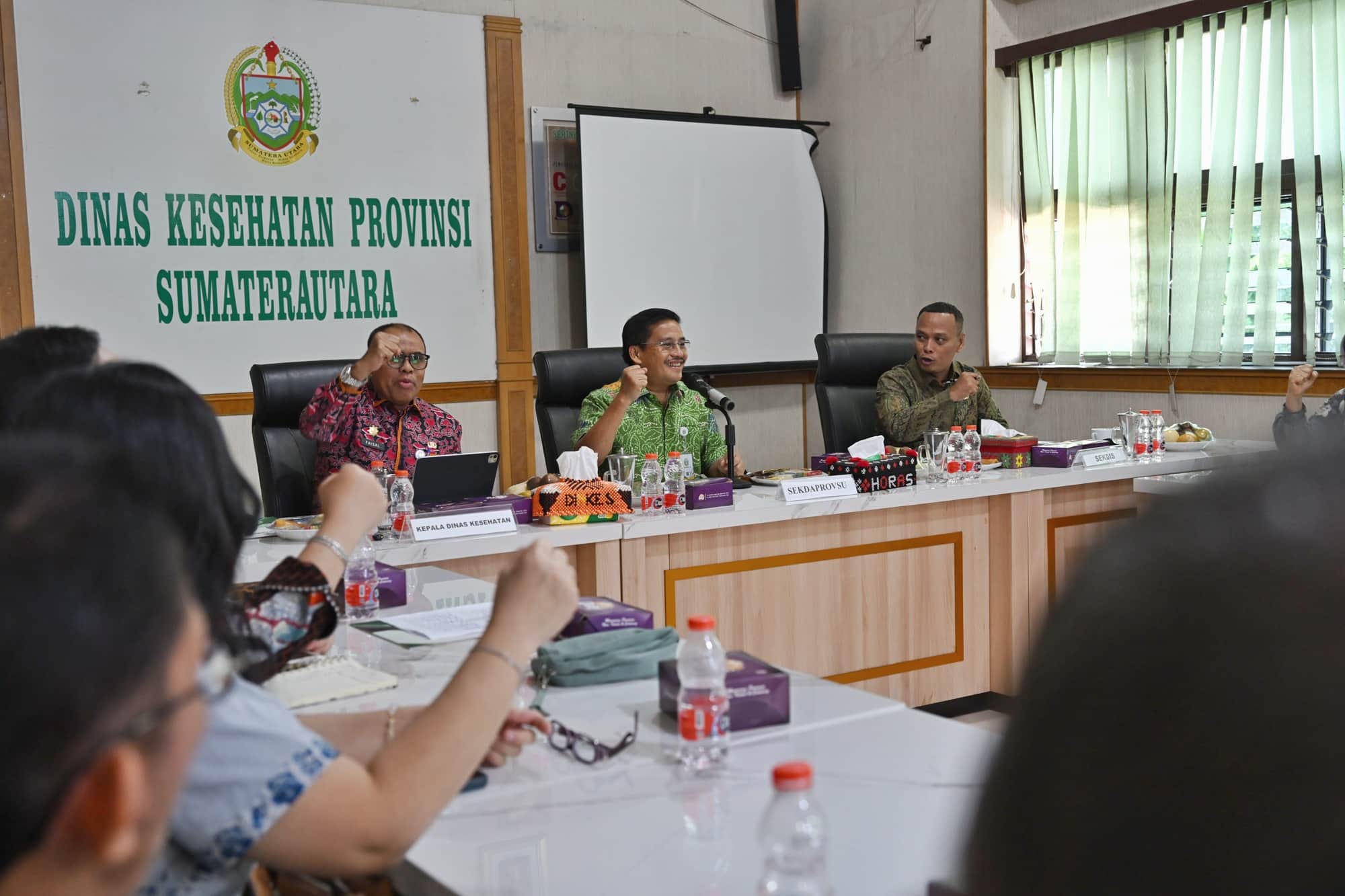 Kunjungi Dinas Kesehatan Sumut, Sekdaprov Ingatkan Sejumlah Program Prioritas Kesehatan