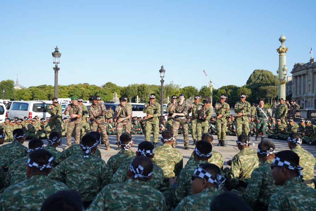 Tari Pacu Jalur, Jadikan Momen Kebersamaan Prajurit Indonesia dan Prancis