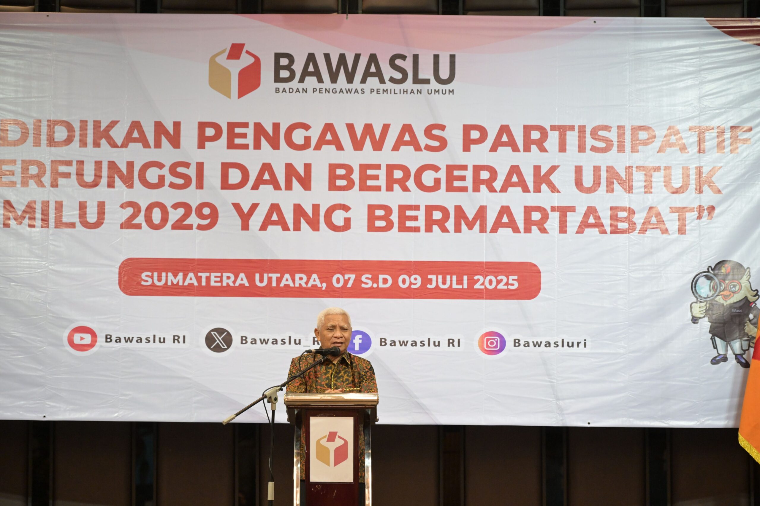 Wagub Sumut Harapkan Pengawas Pemilu Terus Tingkatkan Kapasitas dan Integritas