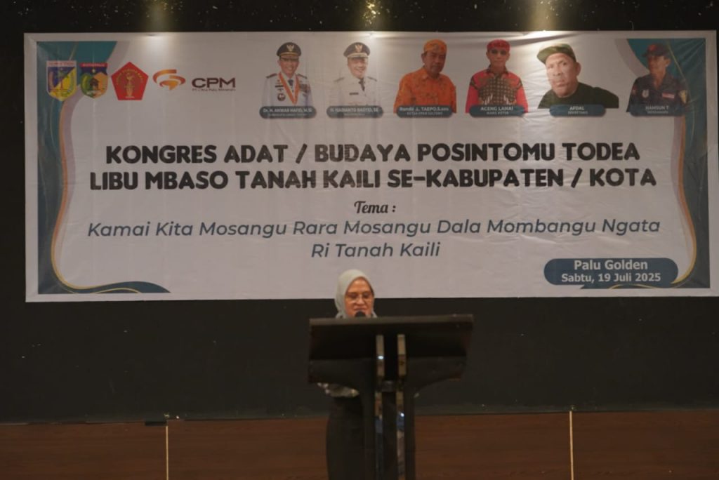 Sekda Irmayanti Hadiri Kongres Posintomu Todea (Libu Mbasso) Adat Budaya Kaili