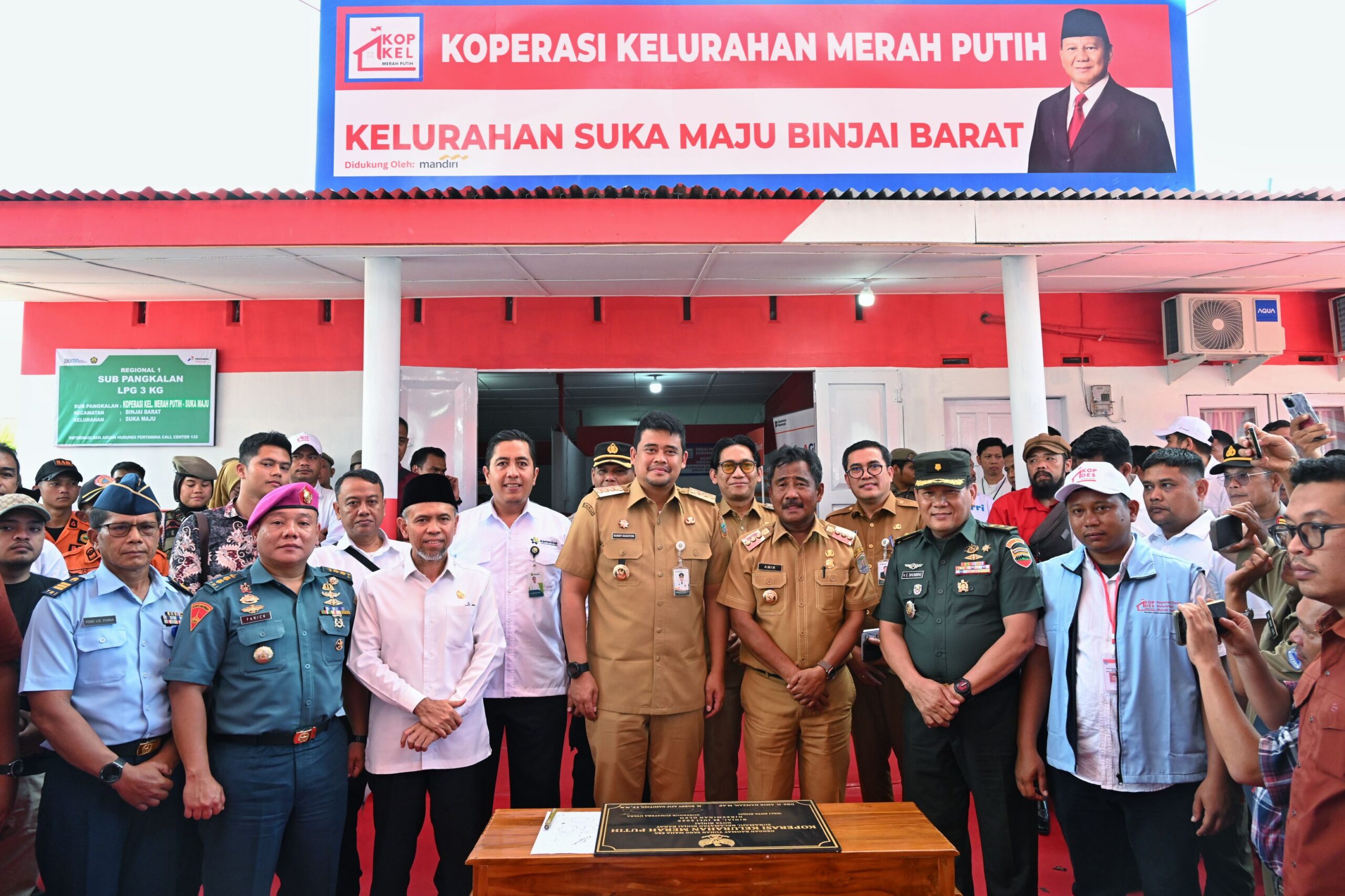 Resmikan Koperasi Kelurahan Merah Putih di Binjai, Gubernur Bobby Nasution Sebut Perputaran Ekonomi Bisa Capai Rp2,5 Miliar