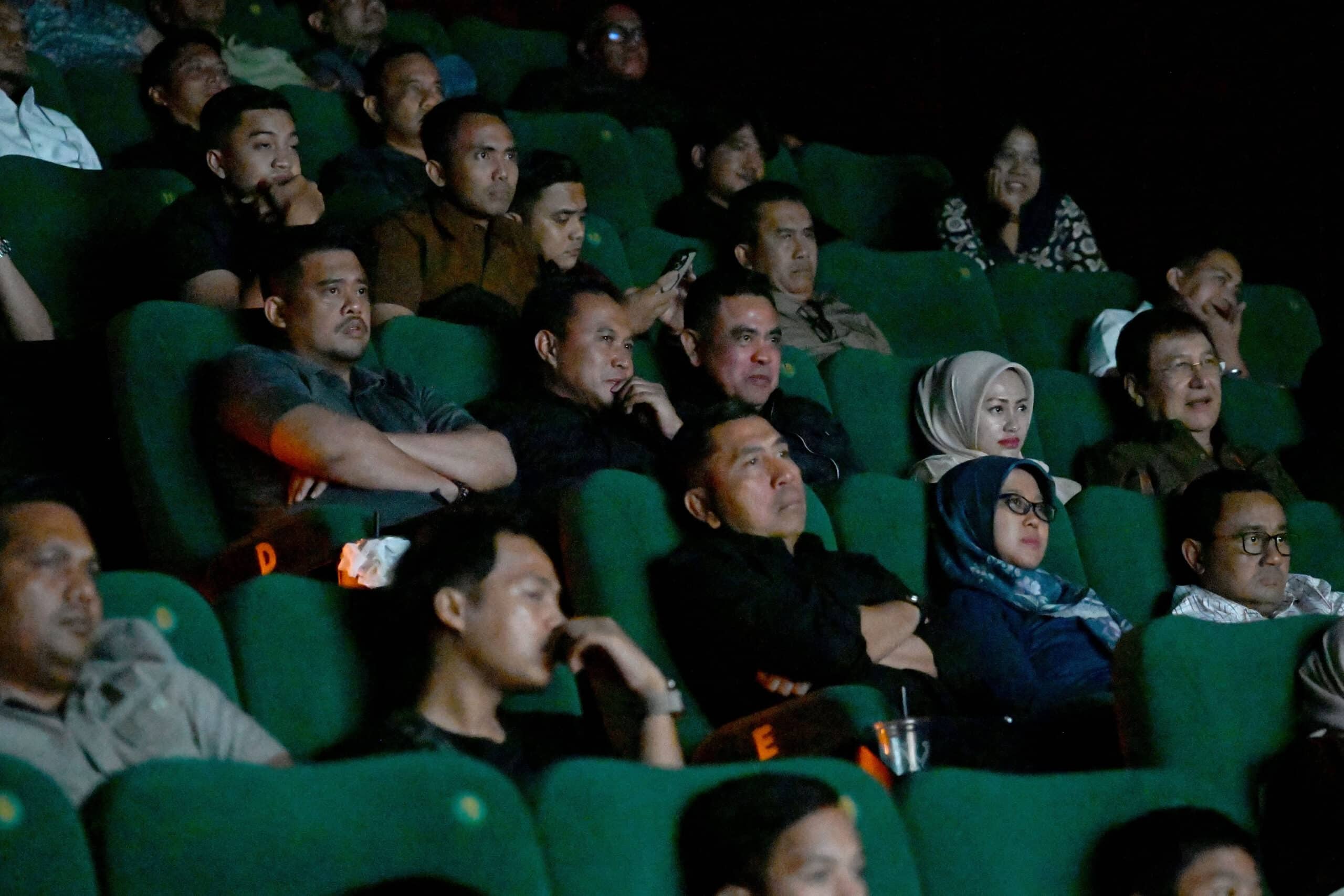 Gubernur Sumut Bobby Nasution Bersama Forkopimda Nobar Film Believe