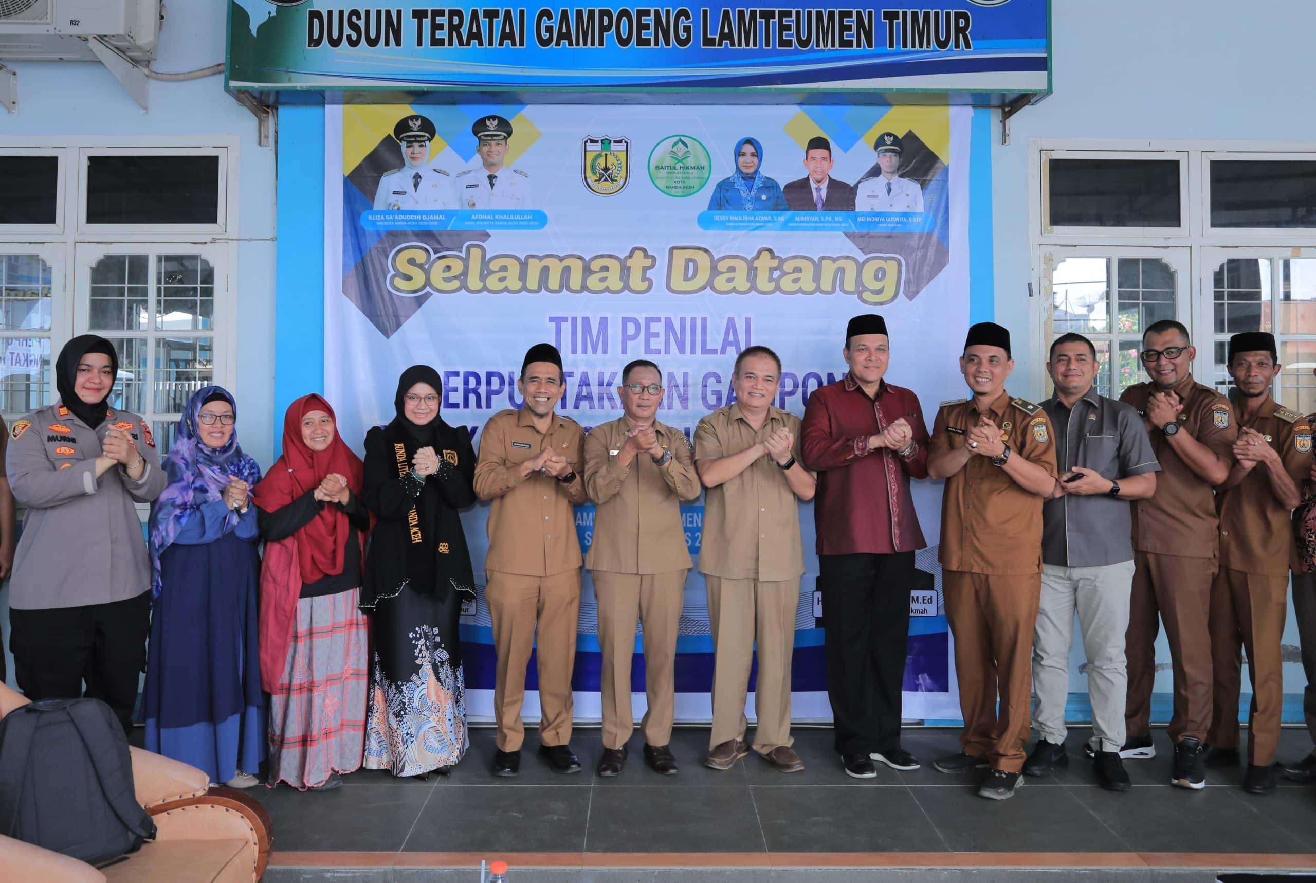 Pemko Banda Aceh Sambut Tim Penilai Perpustakaan di Lamteumen Timur