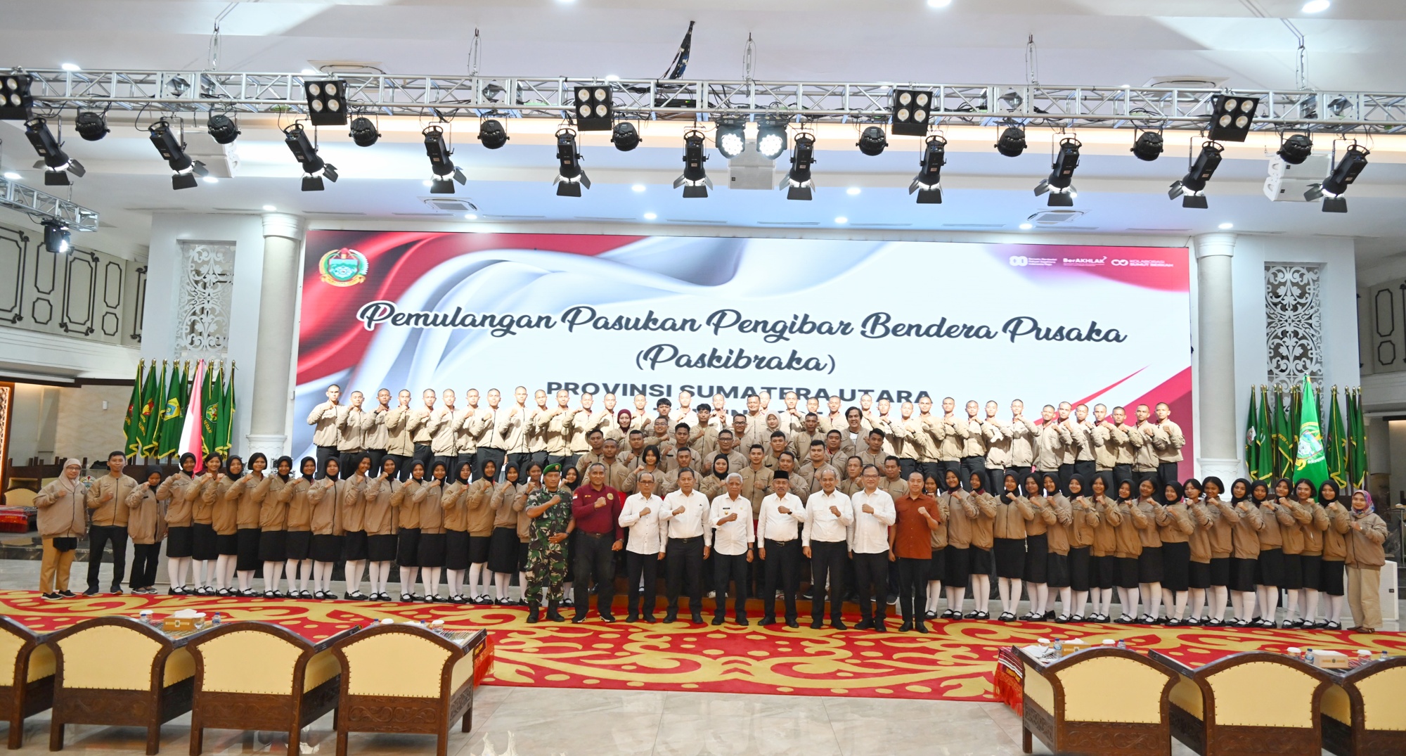 Wagub Surya Apresiasi Keberhasilan Paskibraka Sumut 2025 Laksanakan Tugas, Diharapkan Jadi Duta Anti Narkoba di Daerah