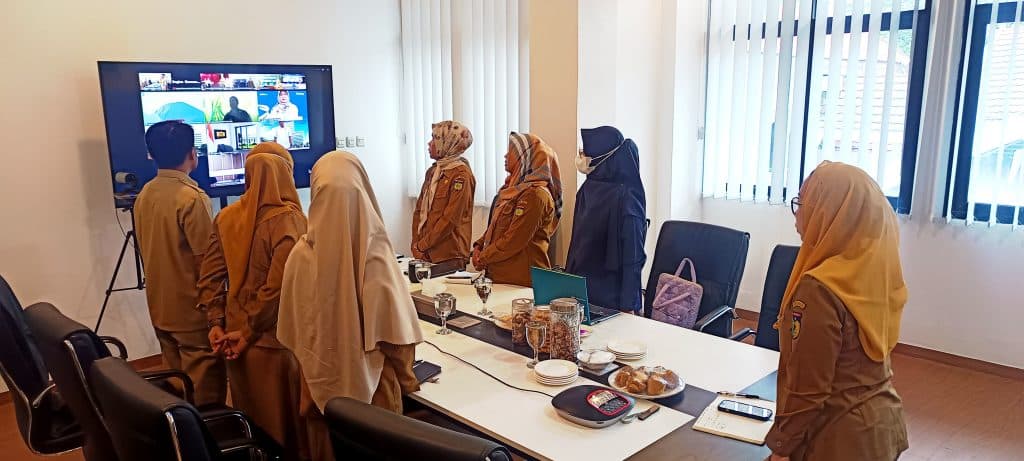 Wakil Wali Kota Palu Ikuti Rakor Pengendalian Inflasi Secara Daring