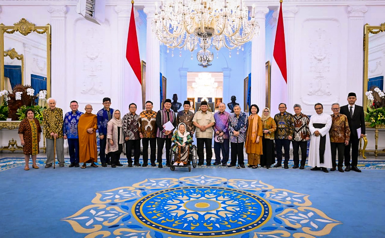 Presiden Prabowo Terima Tokoh Gerakan Nurani Bangsa di Istana Merdeka – Sekretariat Kabinet Republik Indonesia