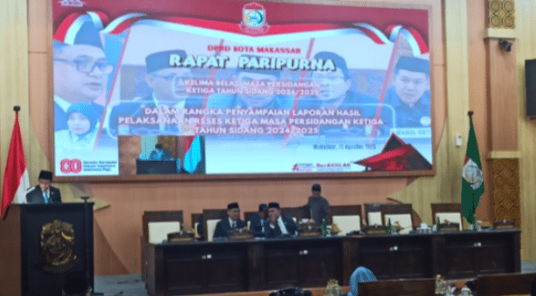 DPRD Makassar Gelar Rapat Paripurna Penyampaian Hasil Reses Ketiga