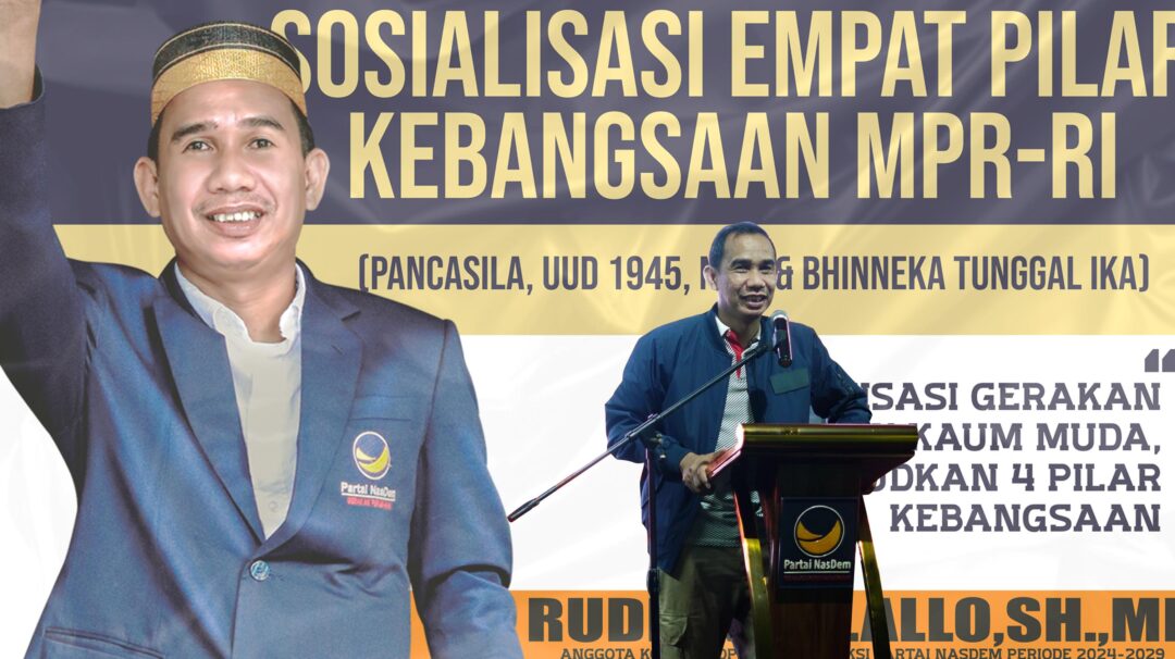 Rudianto Lallo Gelar Sosialisasi Empat Pilar Kebangsaan Libatkan Kaum Muda Sebagai Subjek Utama