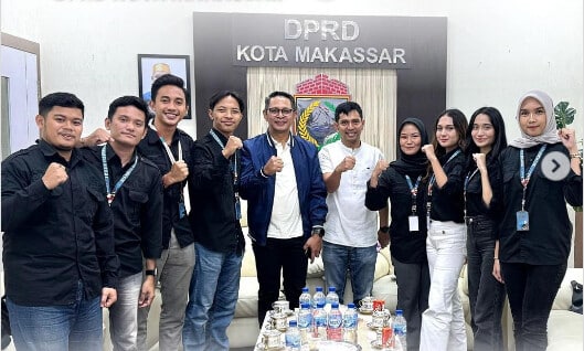 Ketua DPRD Makassar Terima Audiensi Duta Pemuda Makassar