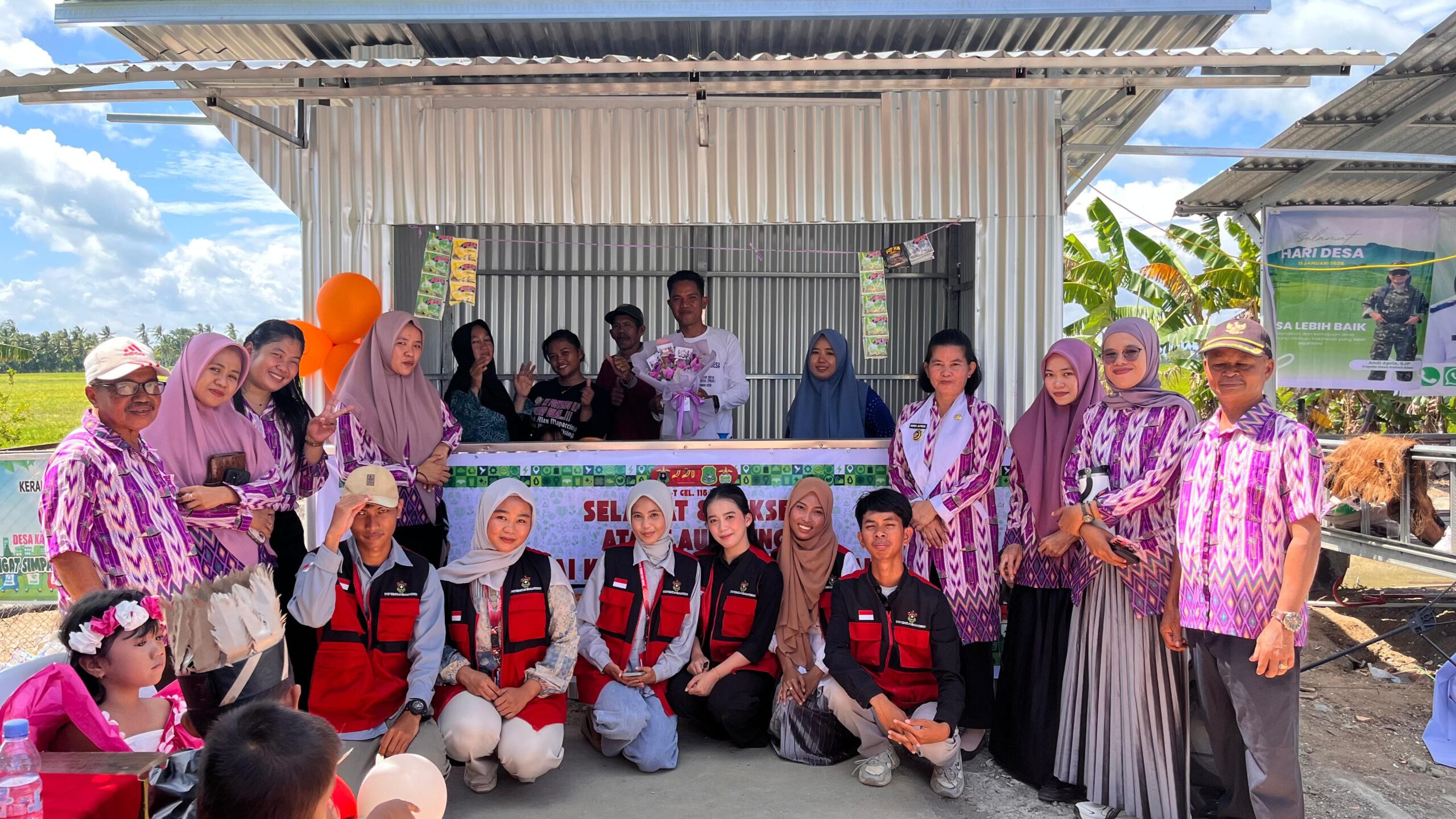 Mahasiswa KKN-T Unhas Gelombang 115 Gelar Launching Kedai Kupas di Desa Kalosi Alau