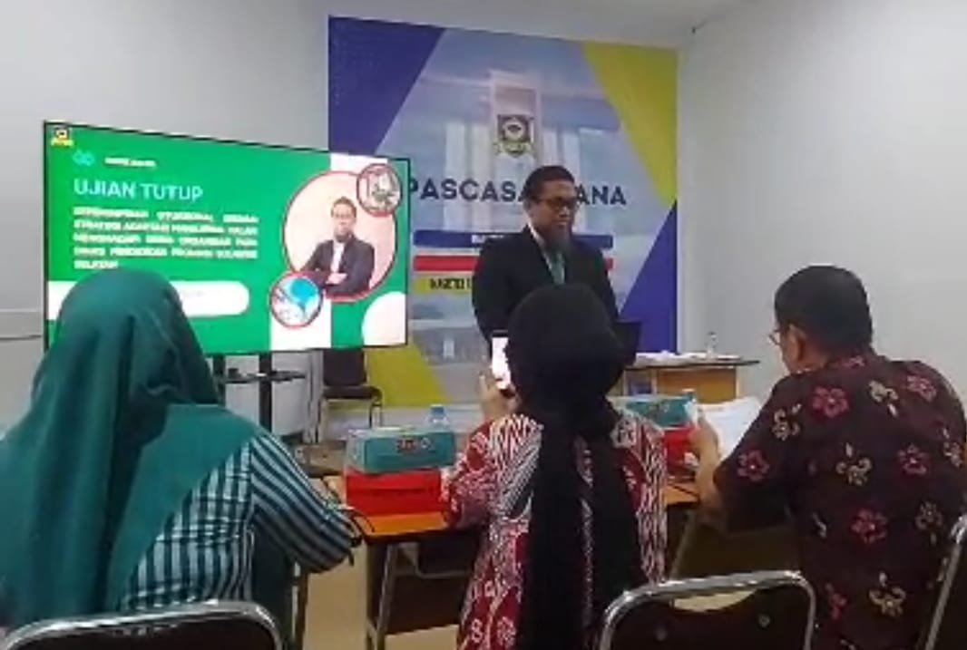 Di Tengah Kesibukan, Kadisdik Sulsel H. Iqbal Nadjamuddin Tetap Fokus Pendidikan, Ikuti Ujian Tutup di UNIFA