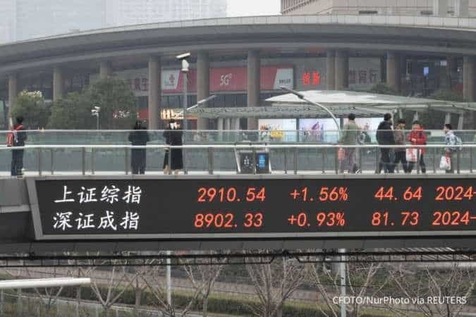 Bursa China & Hong Kong Terkoreksi, Sentimen Risk-Off Dipicu Ketegangan Timur Tengah