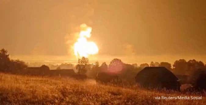 Drone Ukraina Serang Terminal Minyak Rusia di Pelabuhan Baltik Drone Ukraina Serang Terminal Minyak Rusia di Pelabuhan Baltik