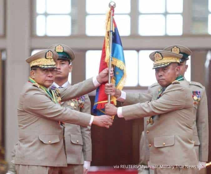 Pimpinan Junta Myanmar Ming Aung Hlaing Terpilih Sebagai Presiden oleh Parlemen Pimpinan Junta Myanmar Ming Aung Hlaing Terpilih Sebagai Presiden oleh Parlemen