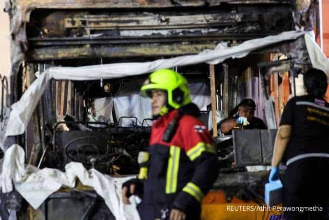 Kecelakaan Kereta dan Bus di Bangkok, Polisi Tetapkan Masinis Jadi Tersangka