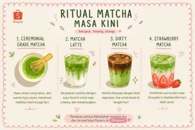Nikmati Sentuhan Personal Matcha Masa Kini Ala Shopee