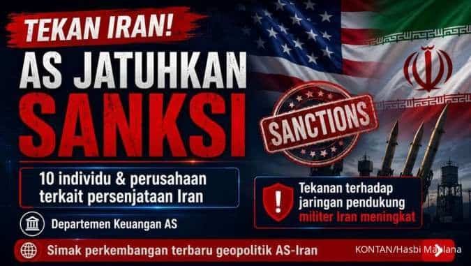 AS Jatuhkan Sanksi Bagi 10 Individu dan Perusahaan Karena Membantu Persenjataan Iran