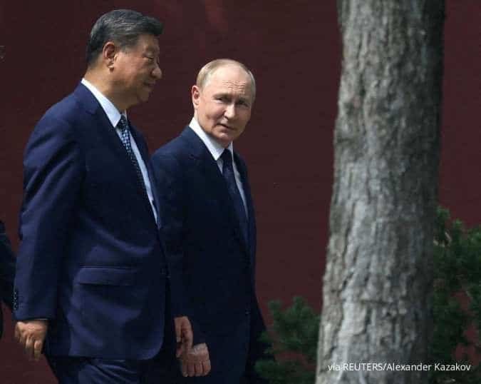 Xi Jinping & Putin Bersumpah Runtuhkan Hegemoni Global, Dagang Tembus US$ 240 Miliar