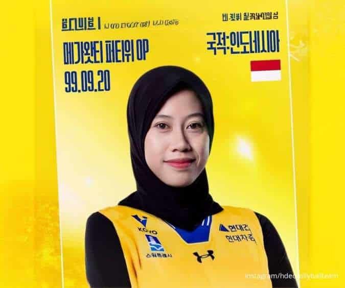 Megawati Gabung Hyundai E&C, Siap Tebar Mega Impact di Liga Voli Korea Selatan