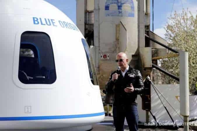Roket Blue Origin Meledak Saat Uji Mesin, Ambisi Jeff Bezos Saingi SpaceX Terguncang